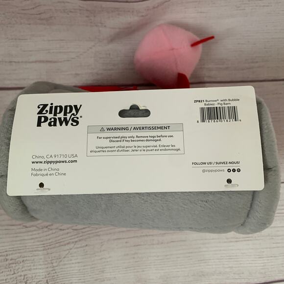 Zippy Paws Barn with Pigs Interactive Puzzle Dog Toy Farm Hide & Seek Squeaker - Picture 7 of 10